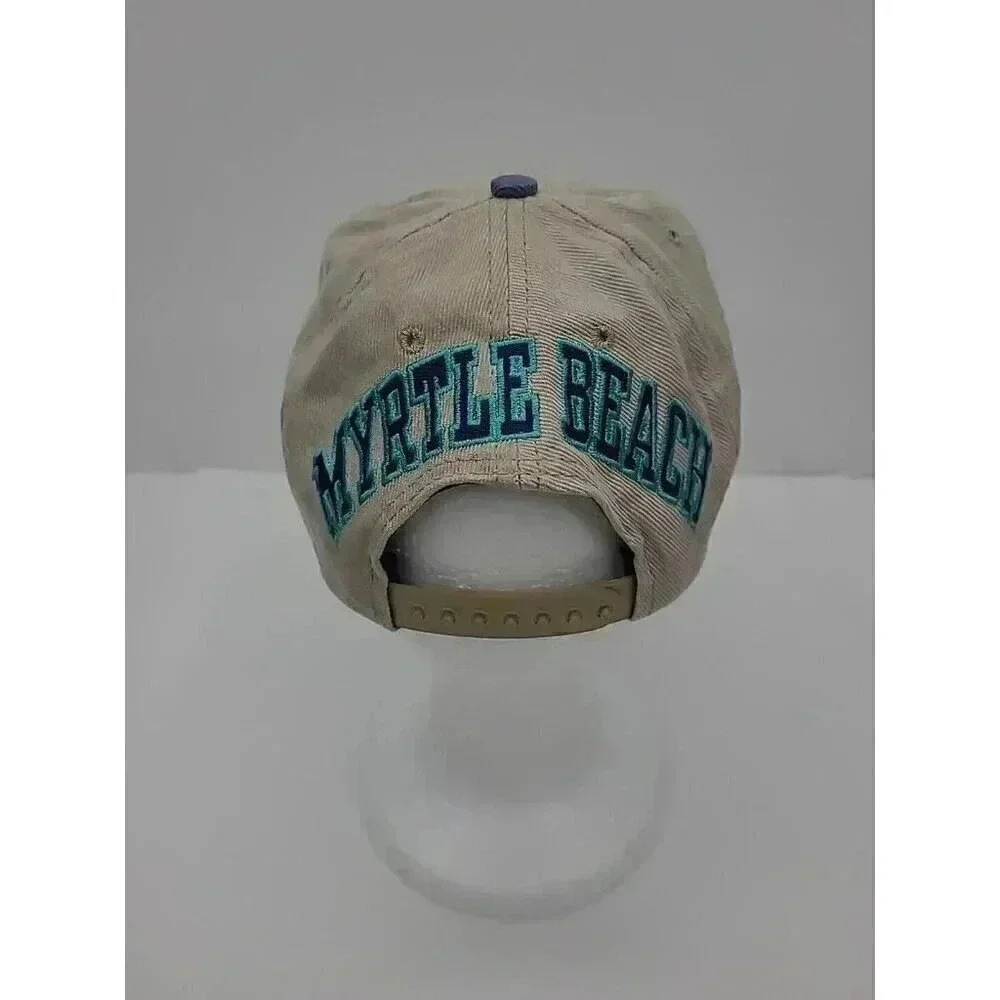 Vintage Hard Rock Hat Myrtle Beach Embroidered Made In USA Snap Back - Picture 3 of 7